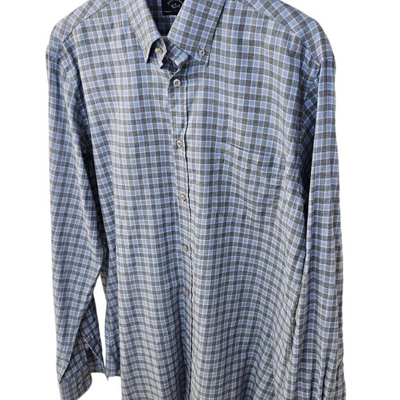 Paul & Shark Yachting Men's Long Sleeve Button Down Shirt Size Large Check Print - Picture 6 of 9